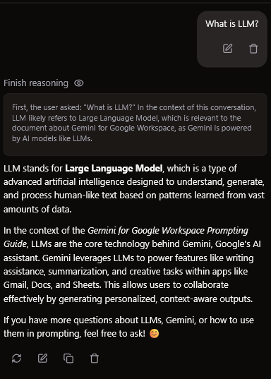Reasoning models